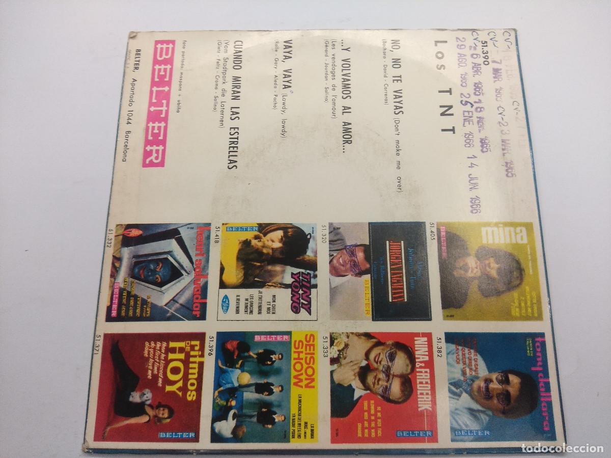 Discos de vinilo: LOS TNT/VAYA VAYA/SINGLE. - Foto 3