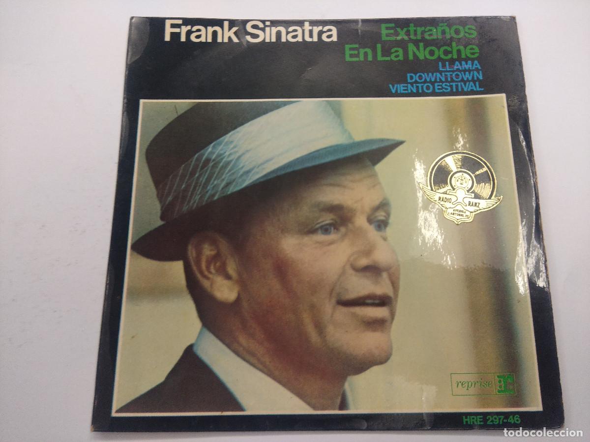 Discos de vinilo: FRANK SINATRA/EXTRA&Ntilde;OS EN LA NOCHE/SINGLE. - Foto 1