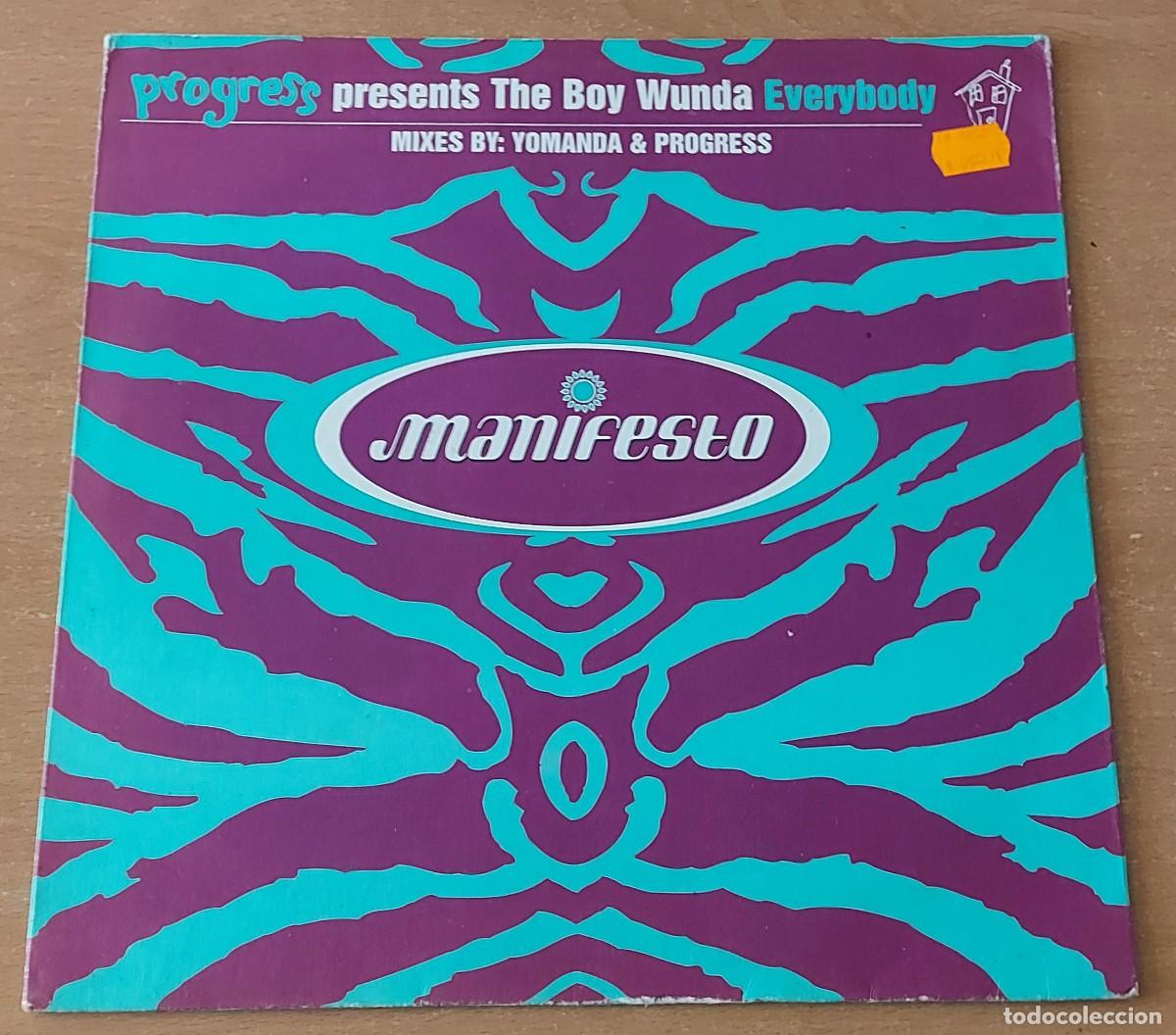 Discos de vinilo: MAXI 12&rdquo; VINILO PROGRESS YOMANDA BOY WUNDA EVERYBODY A&Ntilde;O 2000 - Foto 1