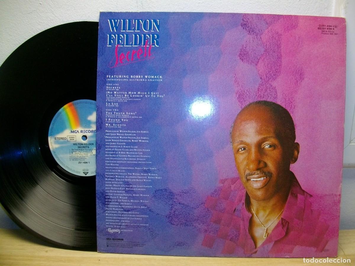 Discos de vinilo: Wilton Felder Featuring Bobby Womack &ndash; Secrets LP - Foto 2