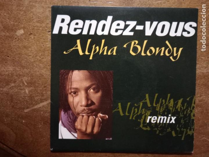 Discos de vinilo: Alpha Blondy + rendez-vous(soft mix) + rendez-vous (lp versi&oacute;n) - Foto 1