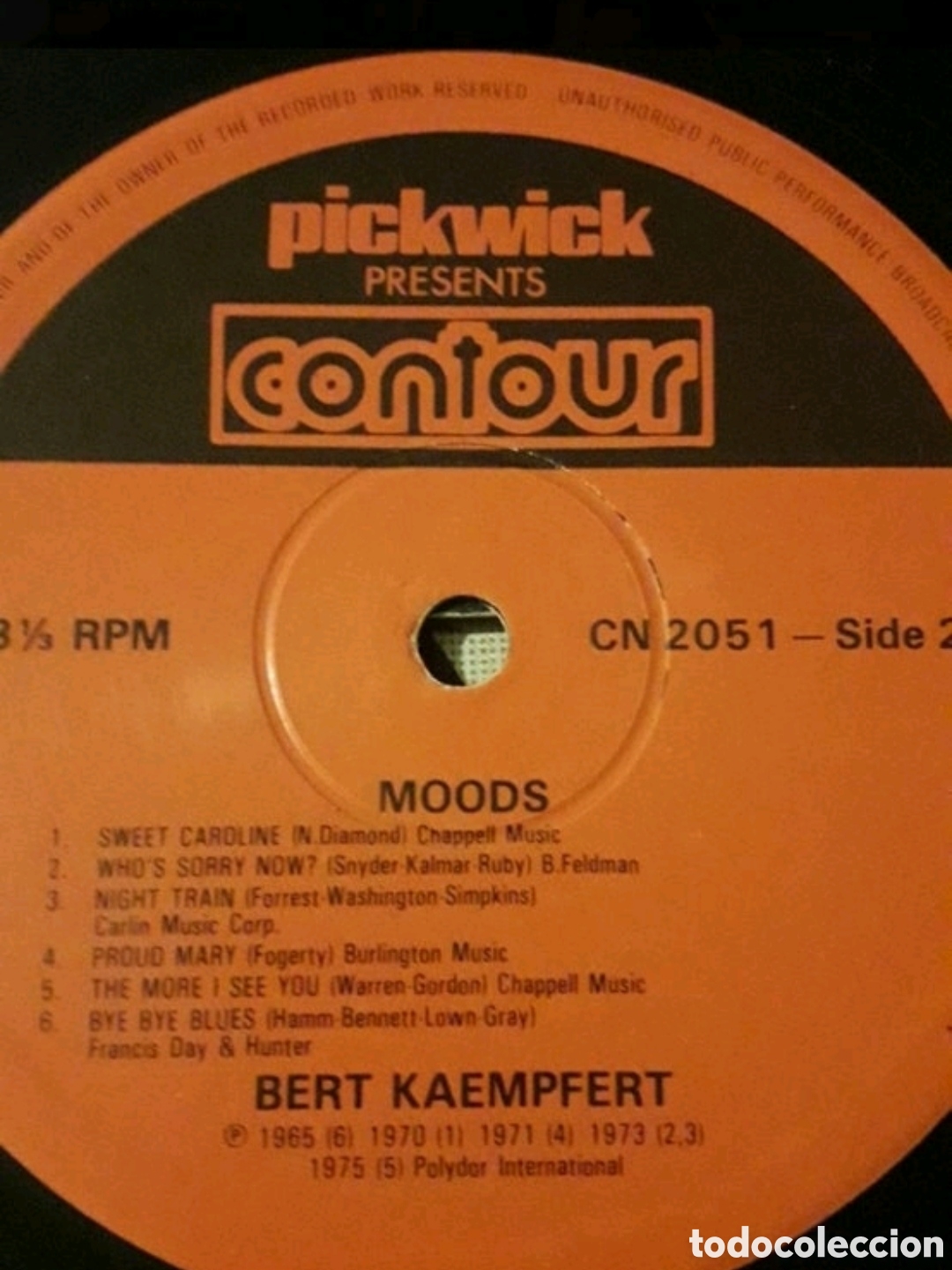 Discos de vinilo: Lp Bert Kaempfert. Moods - Foto 4