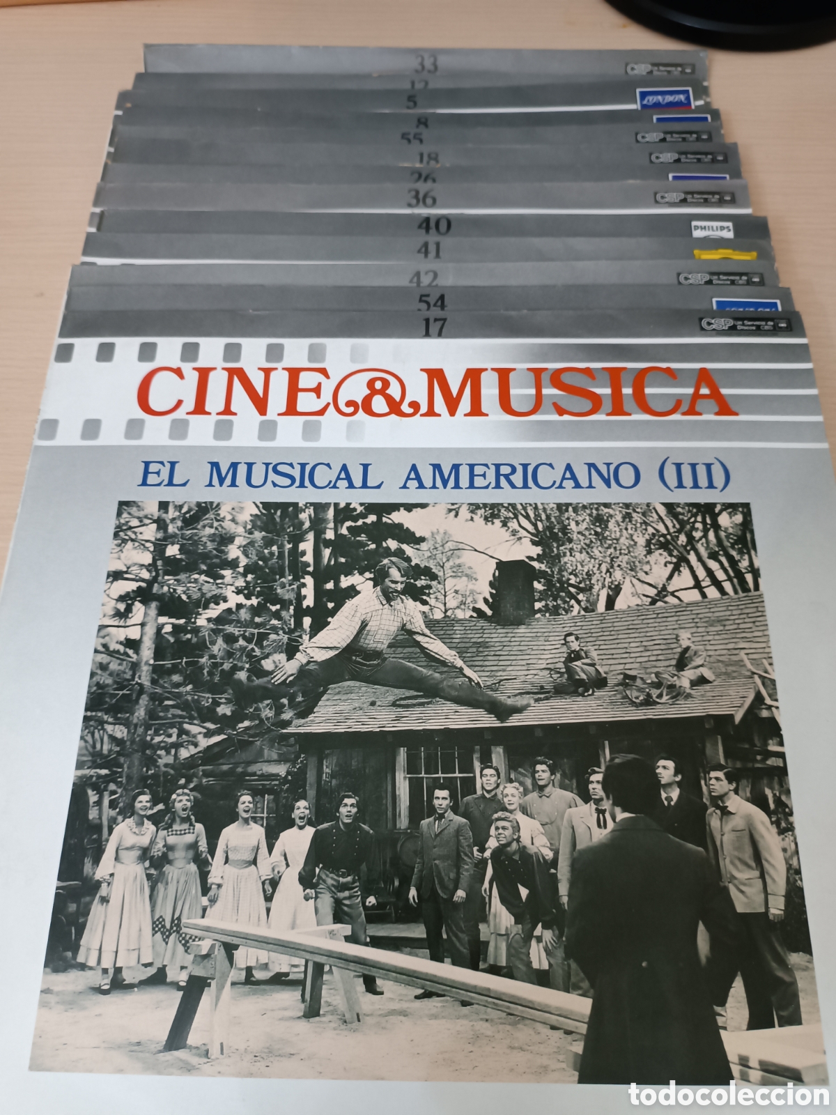 Discos de vinilo: LOTE 13 VINILOS CINE Y M&Uacute;SICA COLECCI&Oacute;N SALVAT