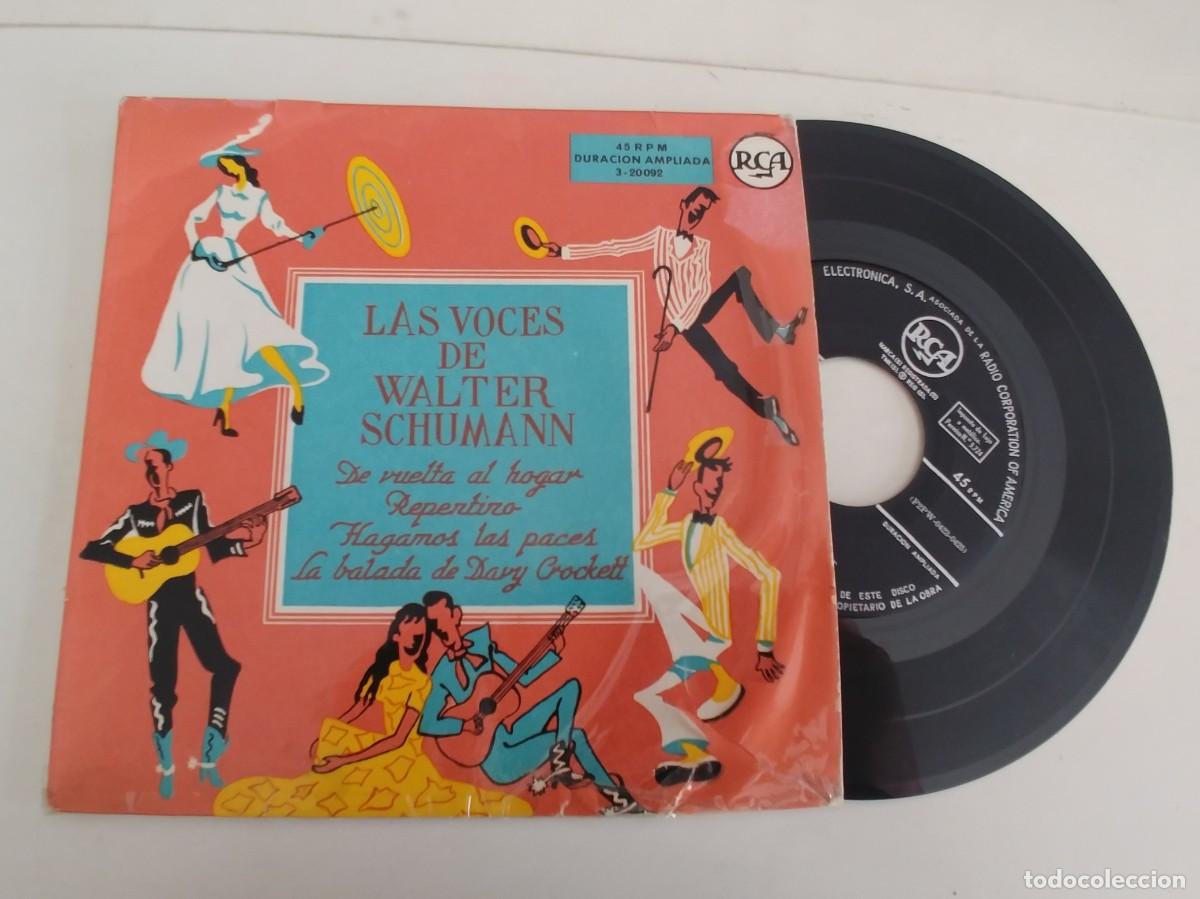 Discos de vinilo: WALTER SCHUMANN-EP LA BALADA DE DAVID CROCKETT +3 - Foto 1