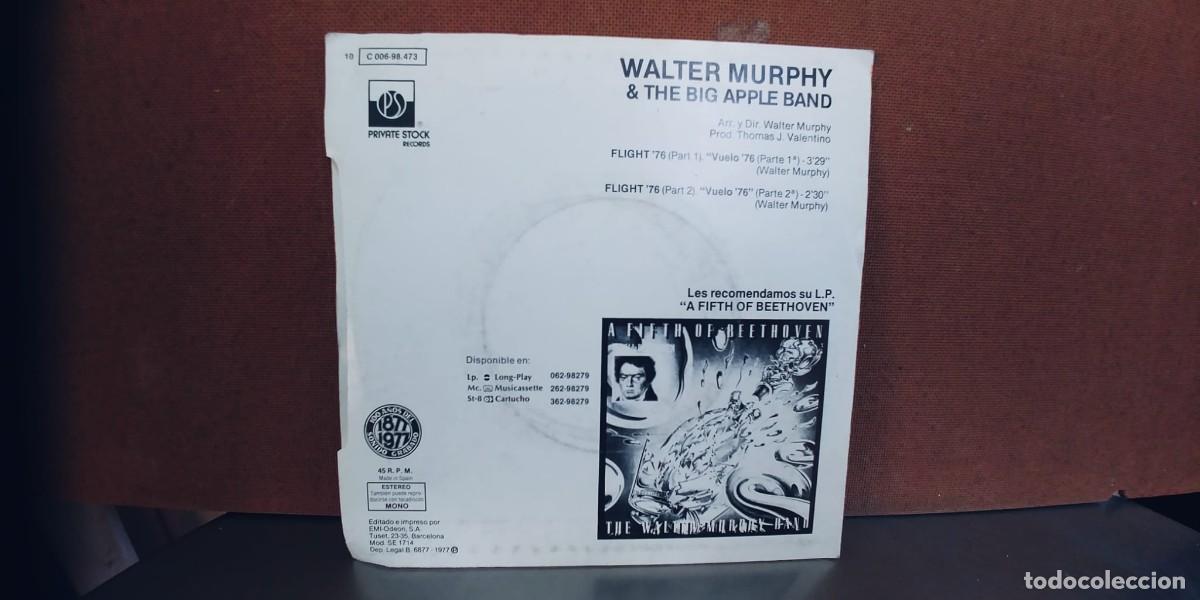 Discos de vinilo: WALTER MURPHY & THE BIG APPLE BAND-SINGLE FLIGHT 76 - Foto 2