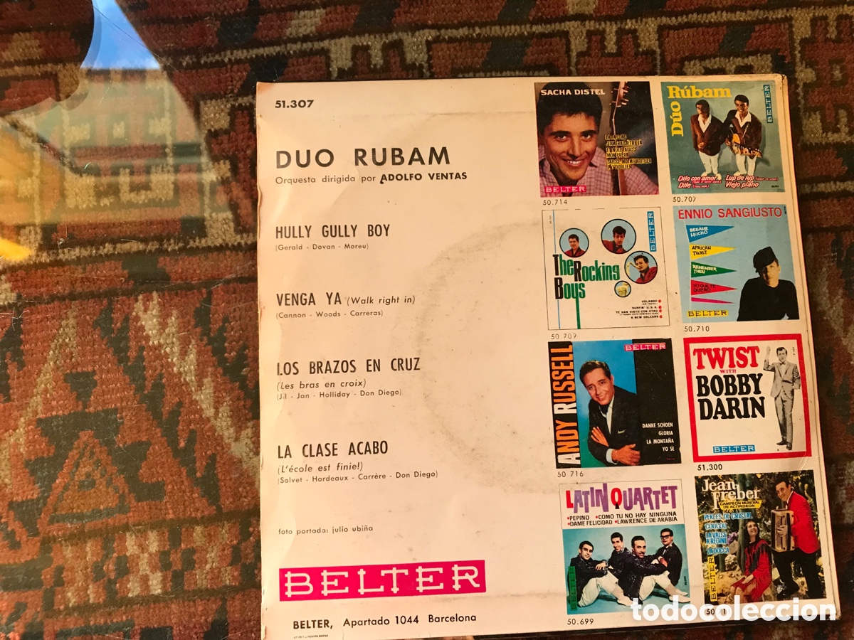 Discos de vinilo: Duo Rubam. Hully Guly boy&hellip;Belter - Foto 2