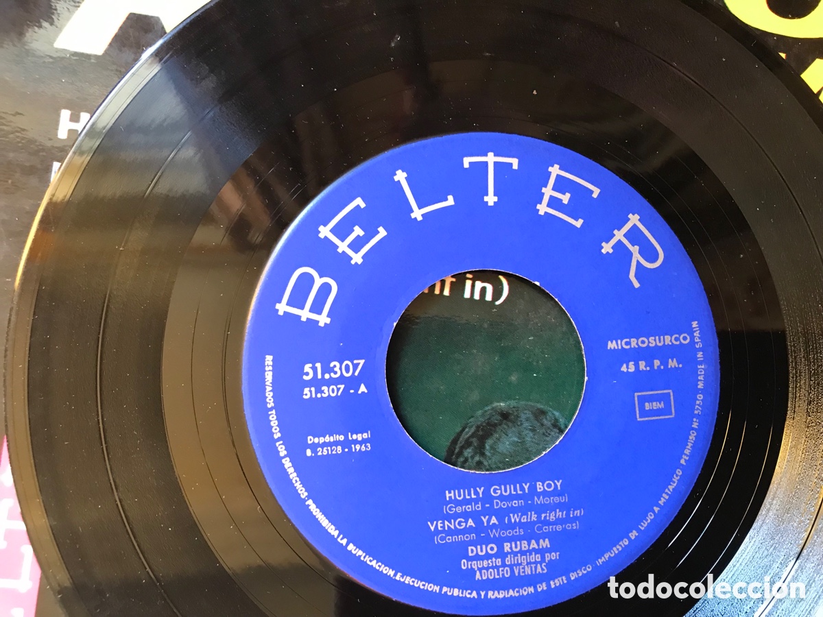 Discos de vinilo: Duo Rubam. Hully Guly boy&hellip;Belter - Foto 3