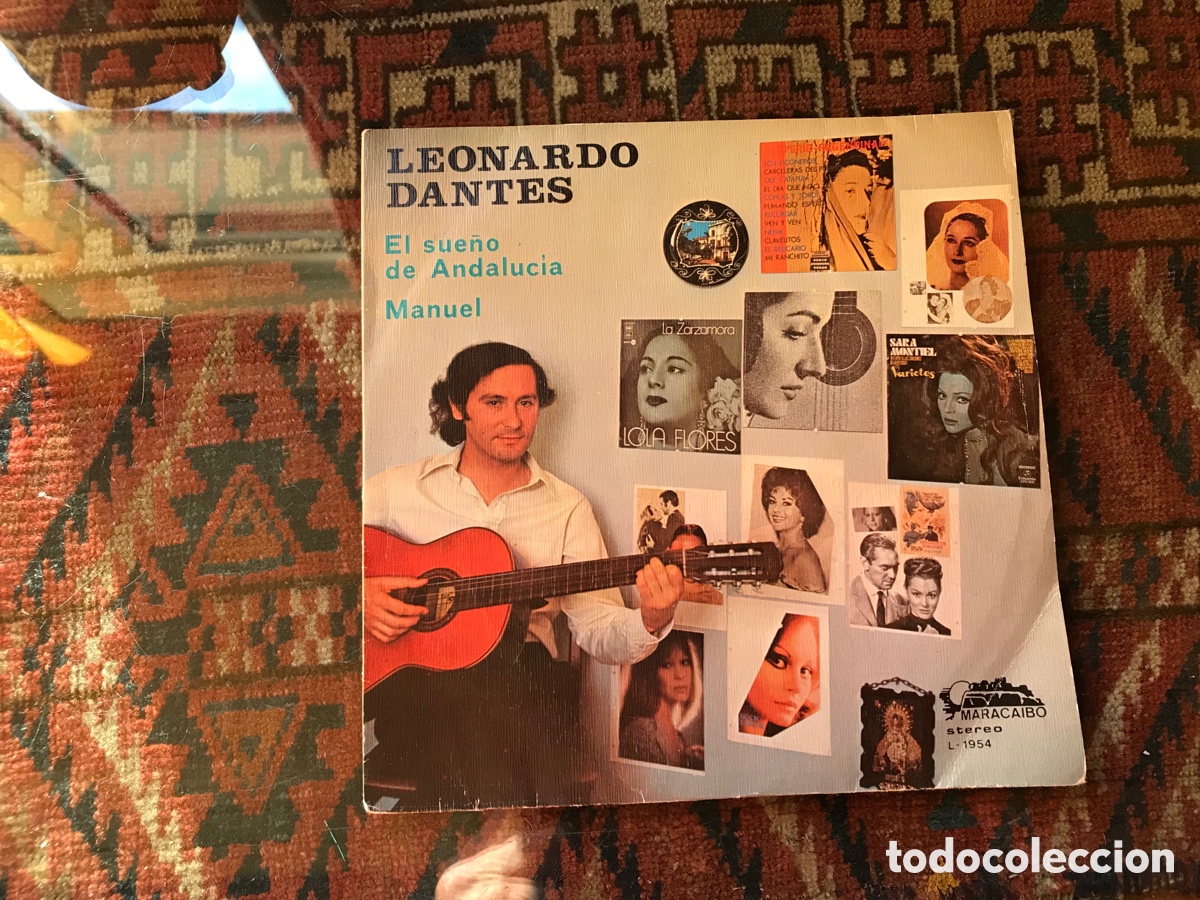 Discos de vinilo: Leonardo Dantes. El sue&ntilde;o de Andaluc&iacute;a. Manuel - Foto 1