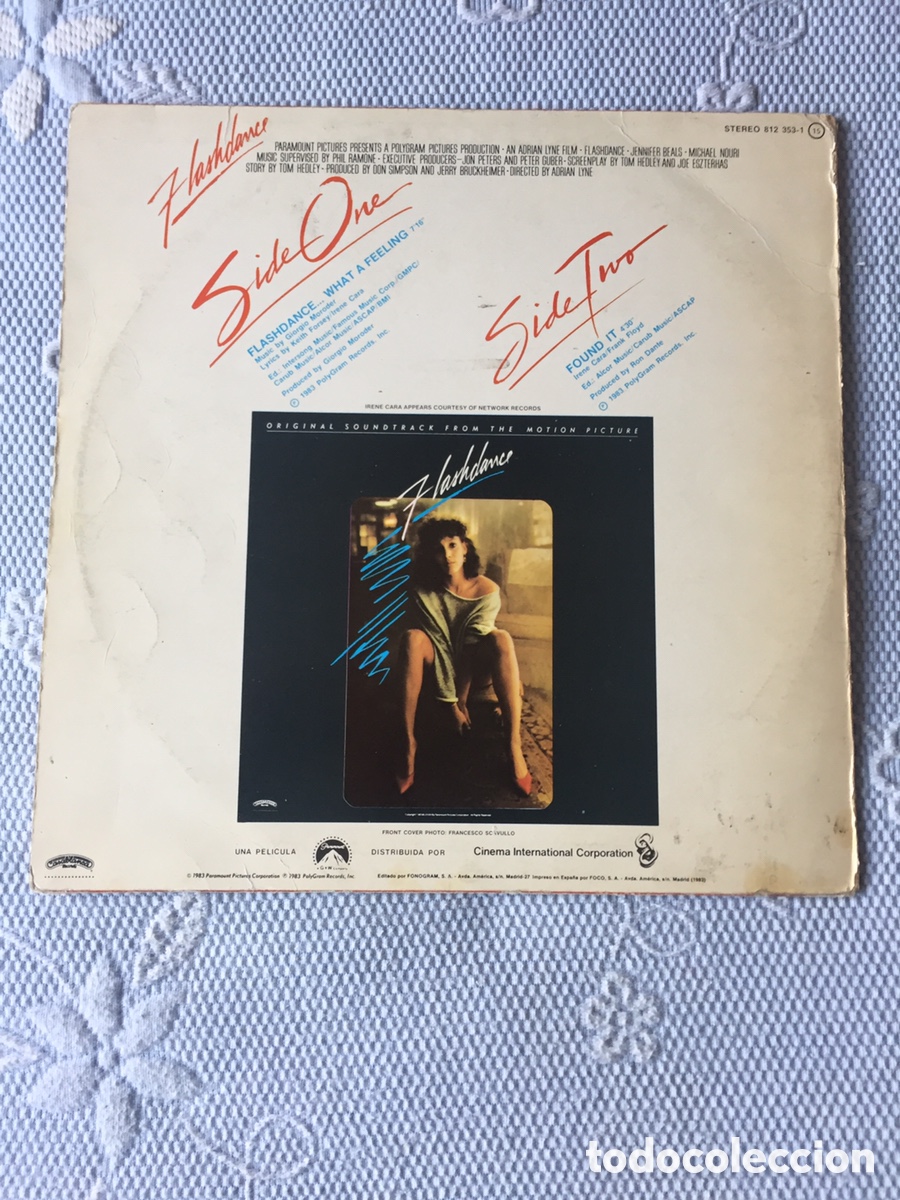 Discos de vinilo: Irene Cara - Flashdance / MAXI - Foto 2
