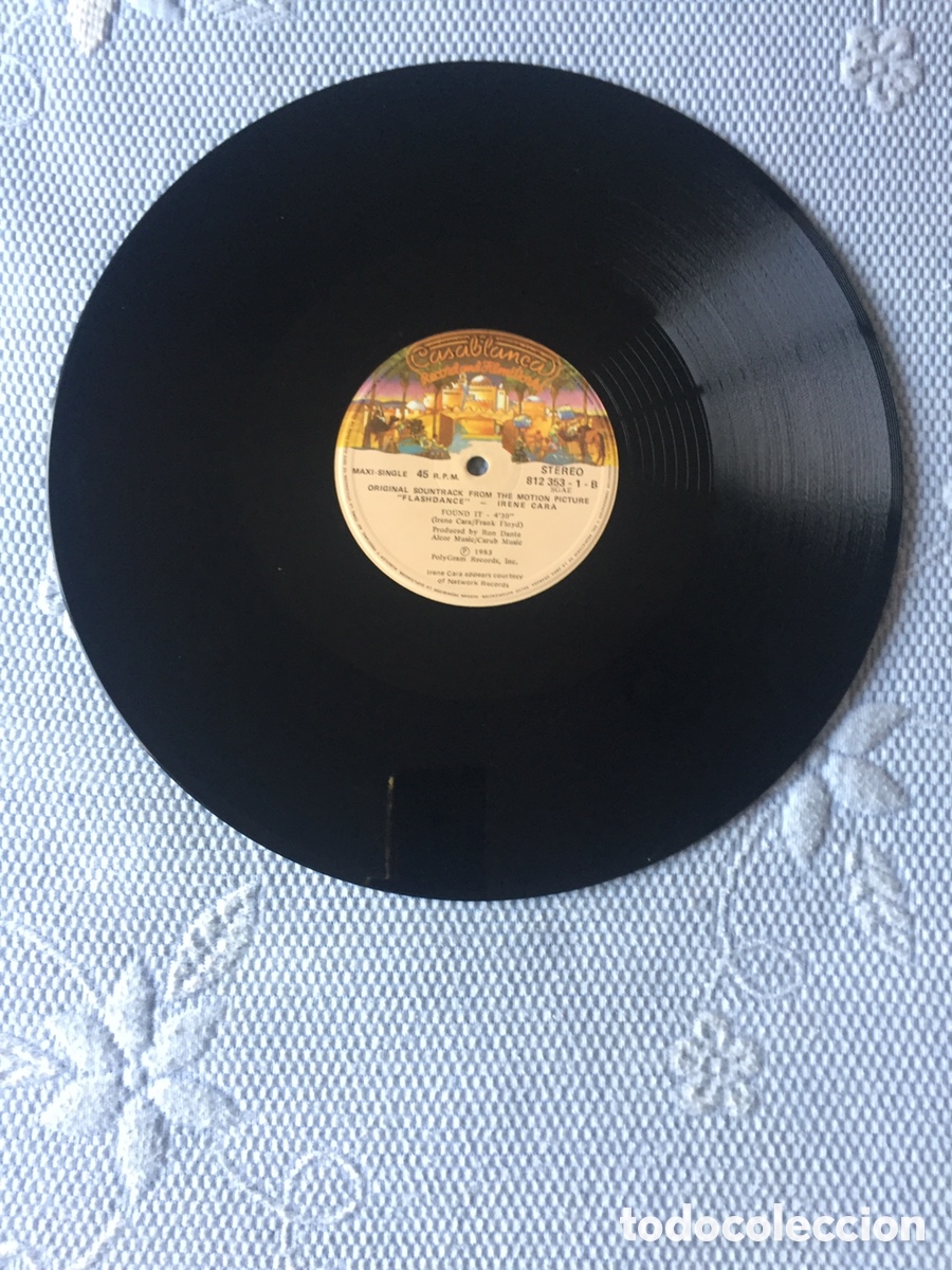 Discos de vinilo: Irene Cara - Flashdance / MAXI - Foto 3