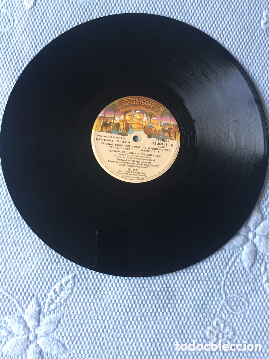 Discos de vinilo: Irene Cara - Flashdance / MAXI - Foto 5