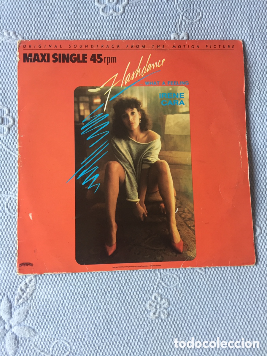 Discos de vinilo: Irene Cara - Flashdance / MAXI - Foto 1