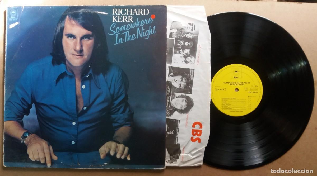Discos de vinilo: RICHARD KERR / SOMEWHERE IN THE NIGHT / LP - Foto 1