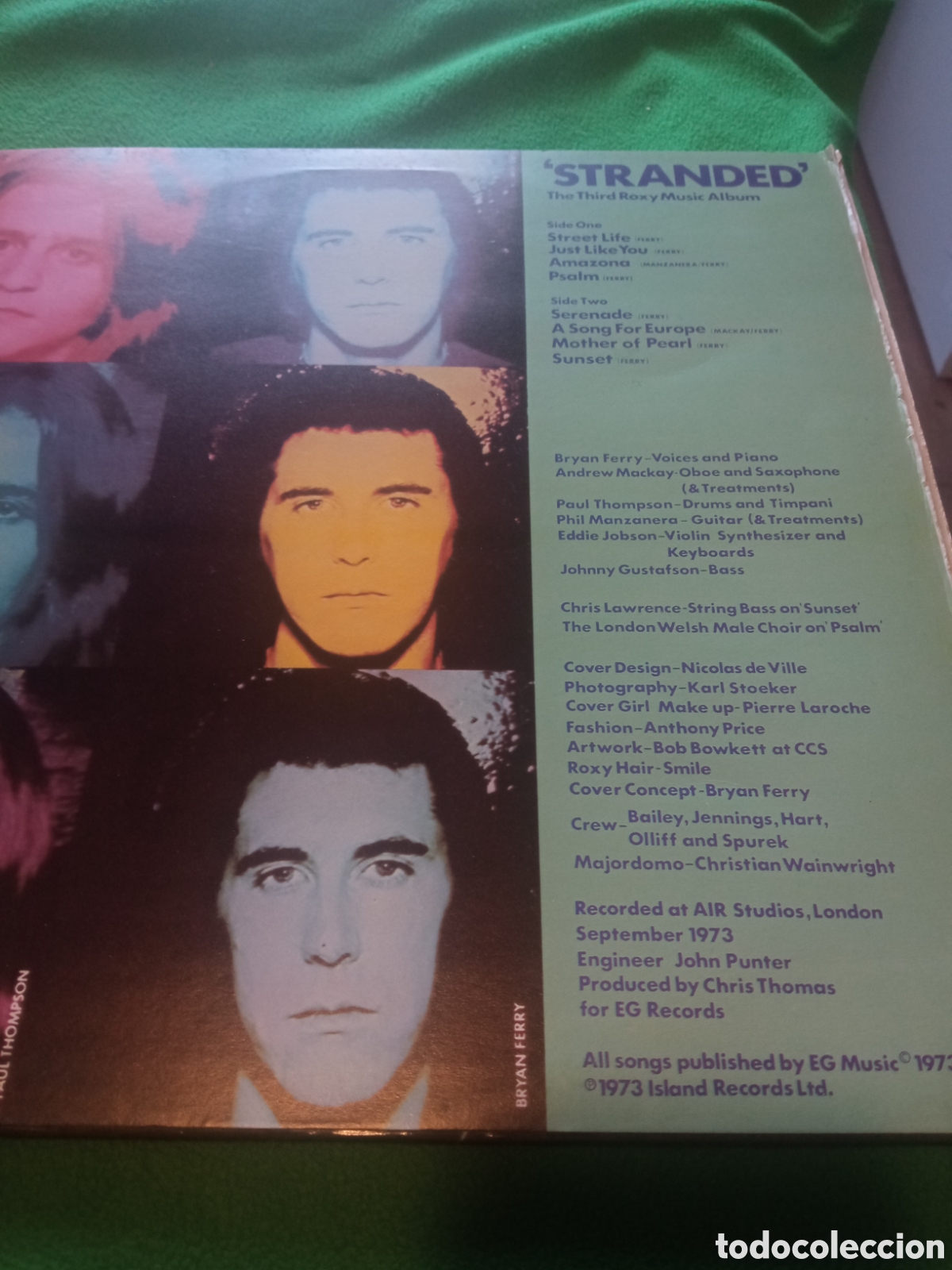 Discos de vinilo: Roxy M&uacute;sic - Stranded Vinilo Lp - Foto 4
