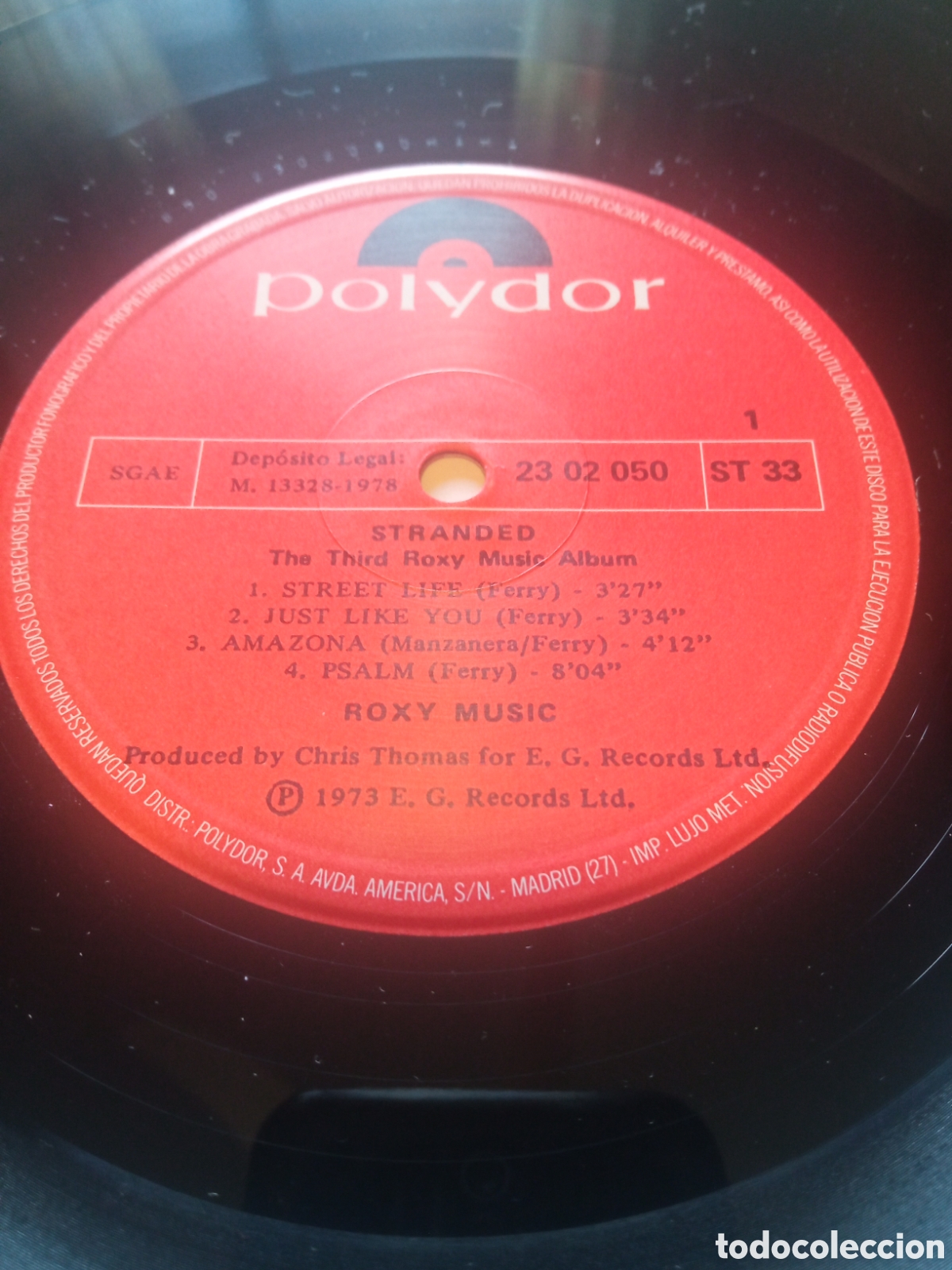 Discos de vinilo: Roxy M&uacute;sic - Stranded Vinilo Lp - Foto 6
