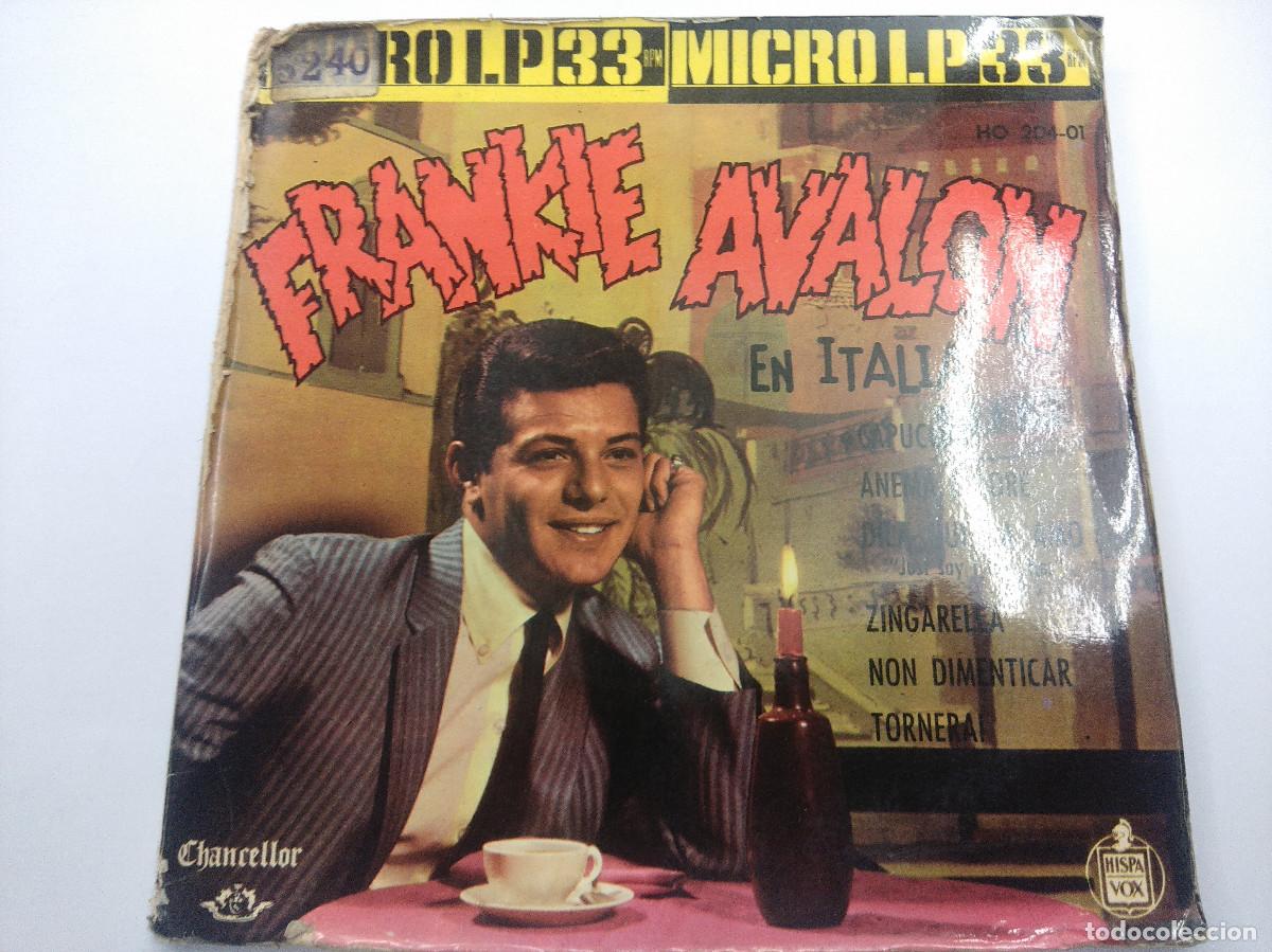 Discos de vinilo: FRANKIE AVALON/EN ITALIA/SINGLE MICRO LP 6 CANCIONES. - Foto 1