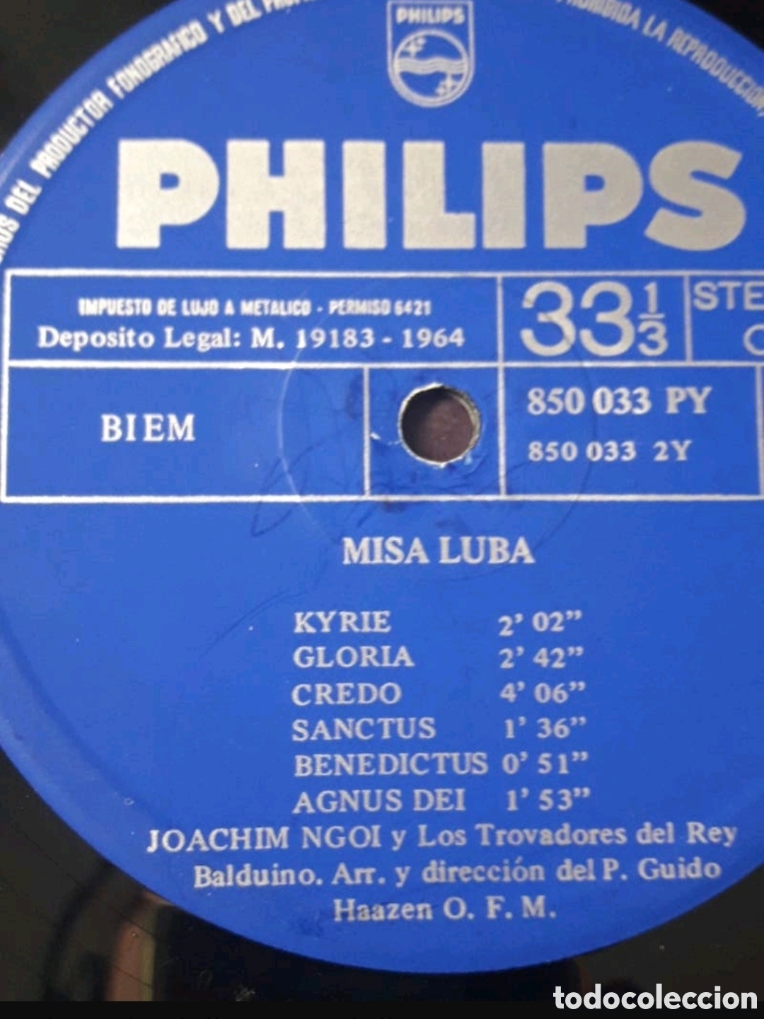 Discos de vinilo: Lp Misa Luba. Misa Criolla - Foto 6