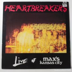 Discos de vinilo: HEARTBREAKERS- LIVE AT MAXS KANSAS CITY- UK LP 1979- JOHNNY THUNDERS- NEW YORL DOLLS.