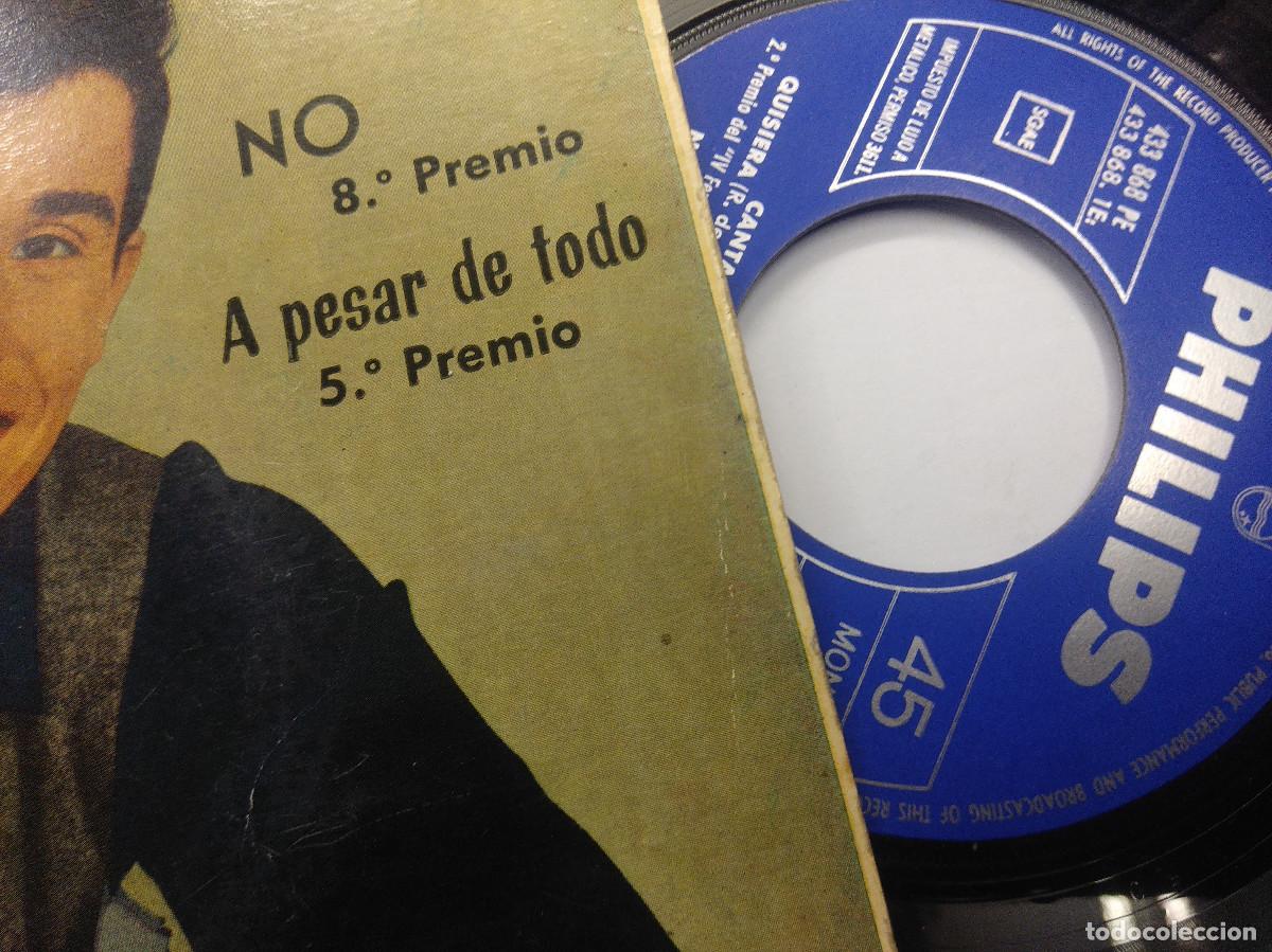 Discos de vinilo: RAPHAEL EN BENIDORM/QUISIERA/SINGLE. - Foto 2