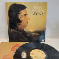 Discos de vinilo: PACO MARTÍN / VOLAR / LP GATEFOLD-1977 / ENCARTE CON LETRAS / MBC. ***/***. Lote 374641139