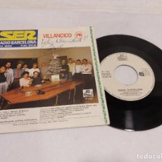 Discos de vinilo: RADIO BARCELONA / TUS DISCJOCKEYS TE FELICITAN LA NAVIDAD / SINGLE-SPLASH-1987 / MBC. ***/***. Lote 374687389