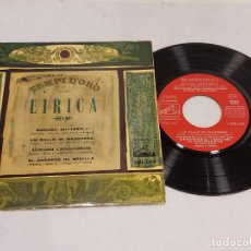 Discos de vinilo: TEMPI D'ORO DELLA LIRICA / MADAMA BUTTERFLY+ 3 / EP-LA VOZ DE SU AMO-1961 / MBC. ***/***. Lote 374691929