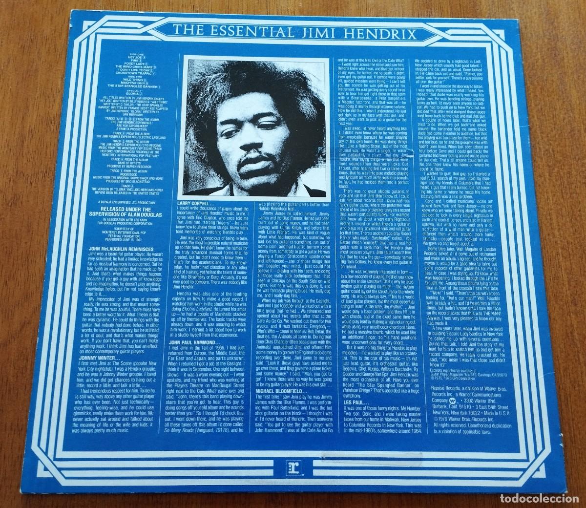 Discos de vinilo: JIMI HENDRIX The Essential Jimi Hendrix Volume Two ORIGINAL LP + SINGLE - Foto 2