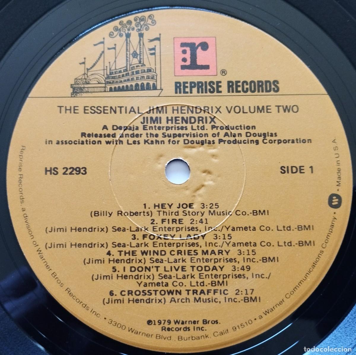 Discos de vinilo: JIMI HENDRIX The Essential Jimi Hendrix Volume Two ORIGINAL LP + SINGLE - Foto 3