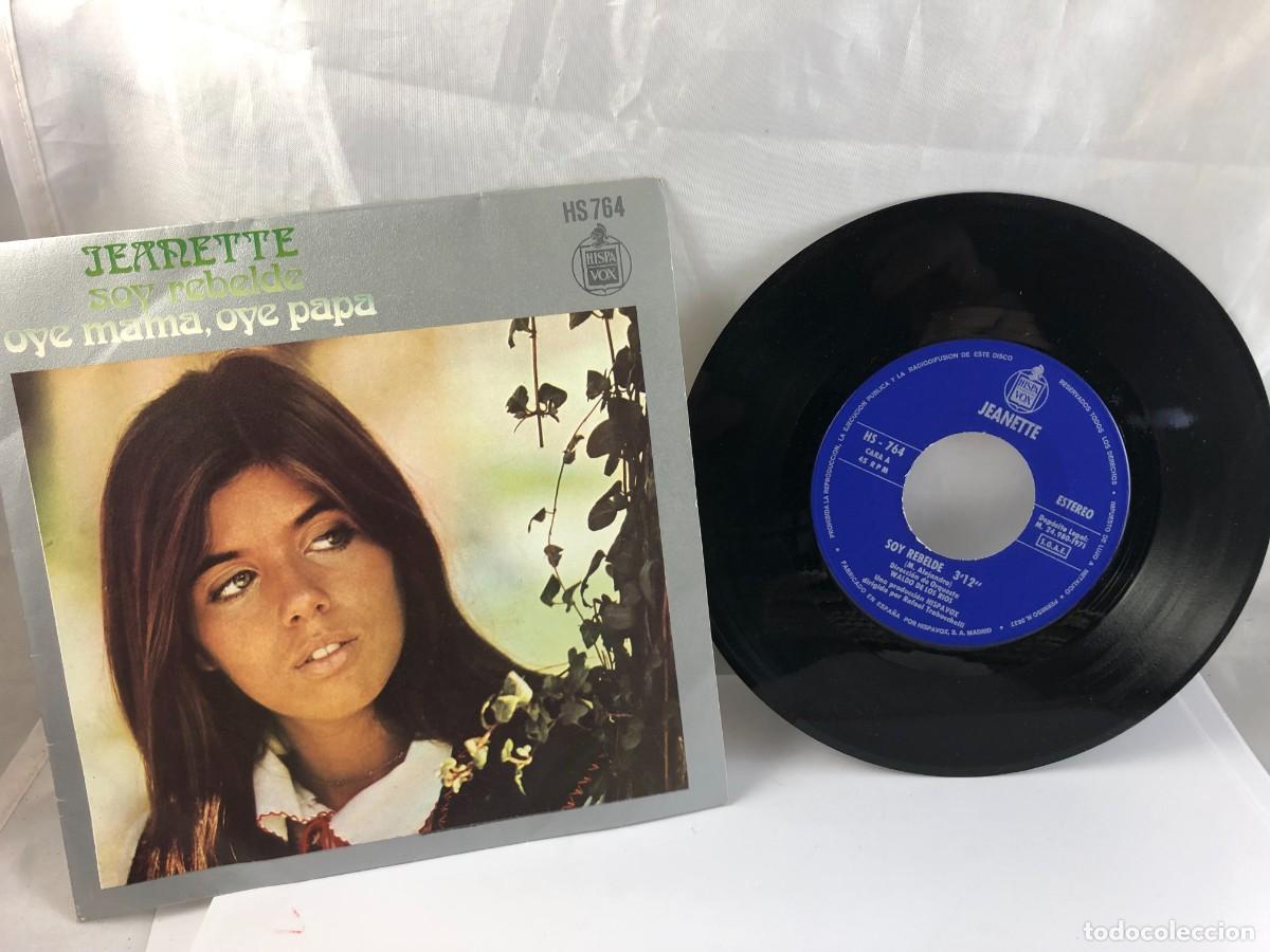 Discos de vinilo: JEANETTE. SOY REBELDE. HISPAVOX 1971 - Foto 1