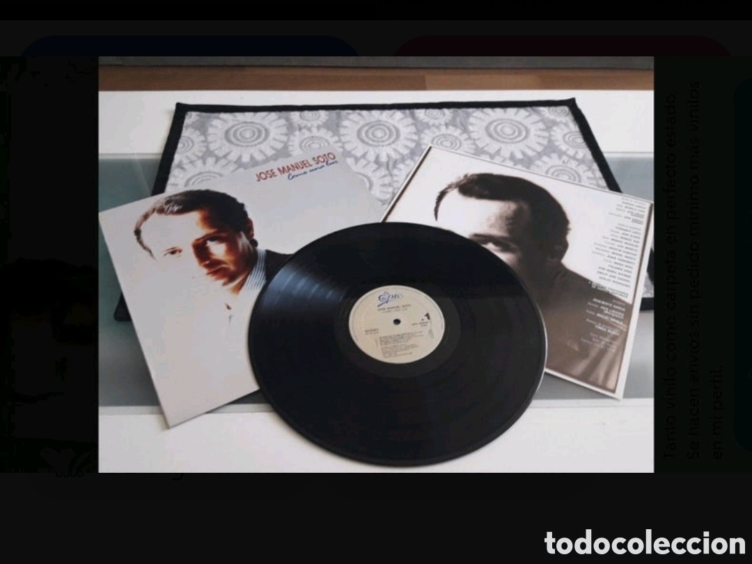 Discos de vinilo: Lp Jos&eacute; Manuel Soto. C&oacute;mo una Luz - Foto 3