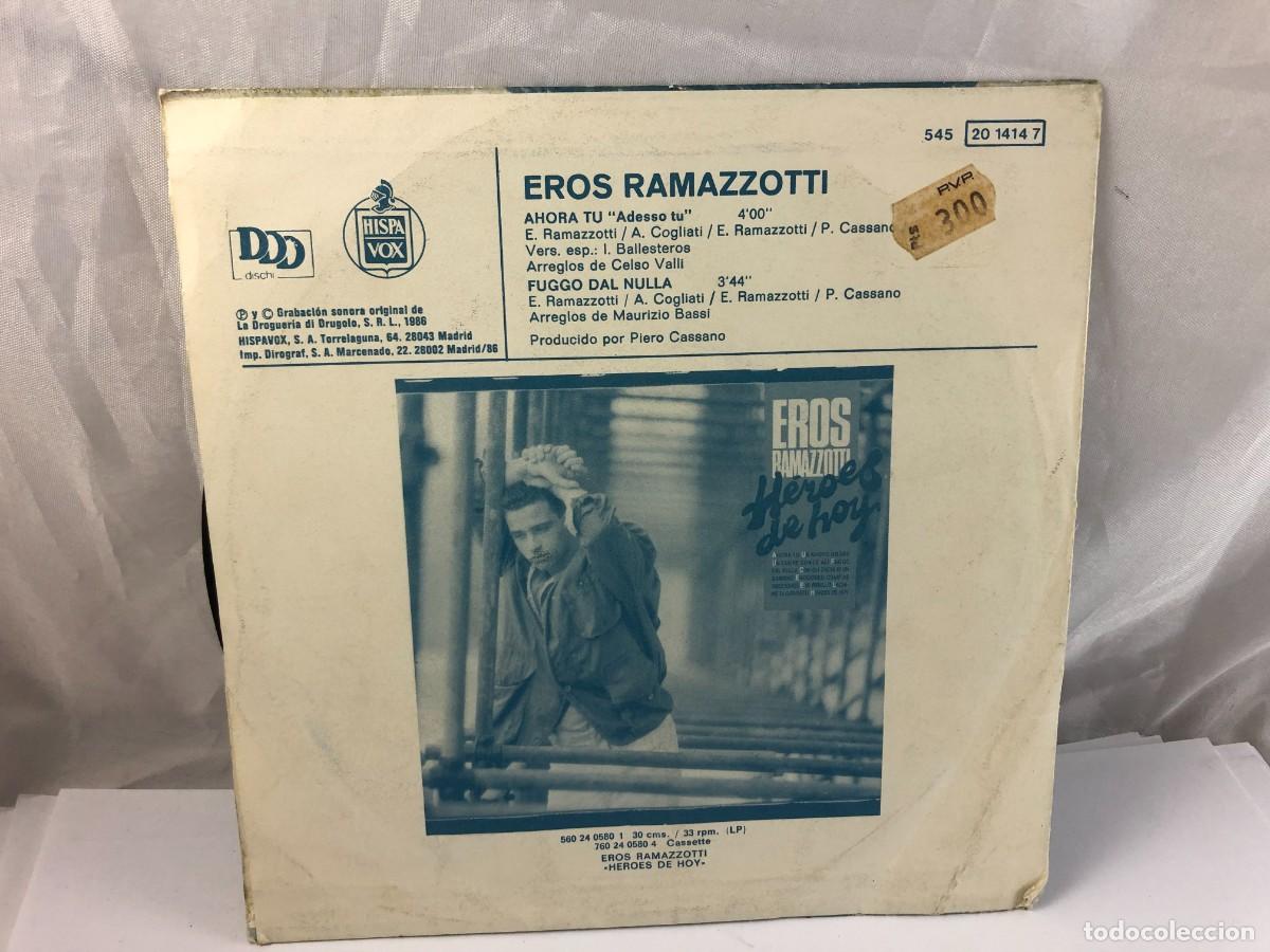 Discos de vinilo: Eros Ramazzotti ahora tu 1986 - Foto 3