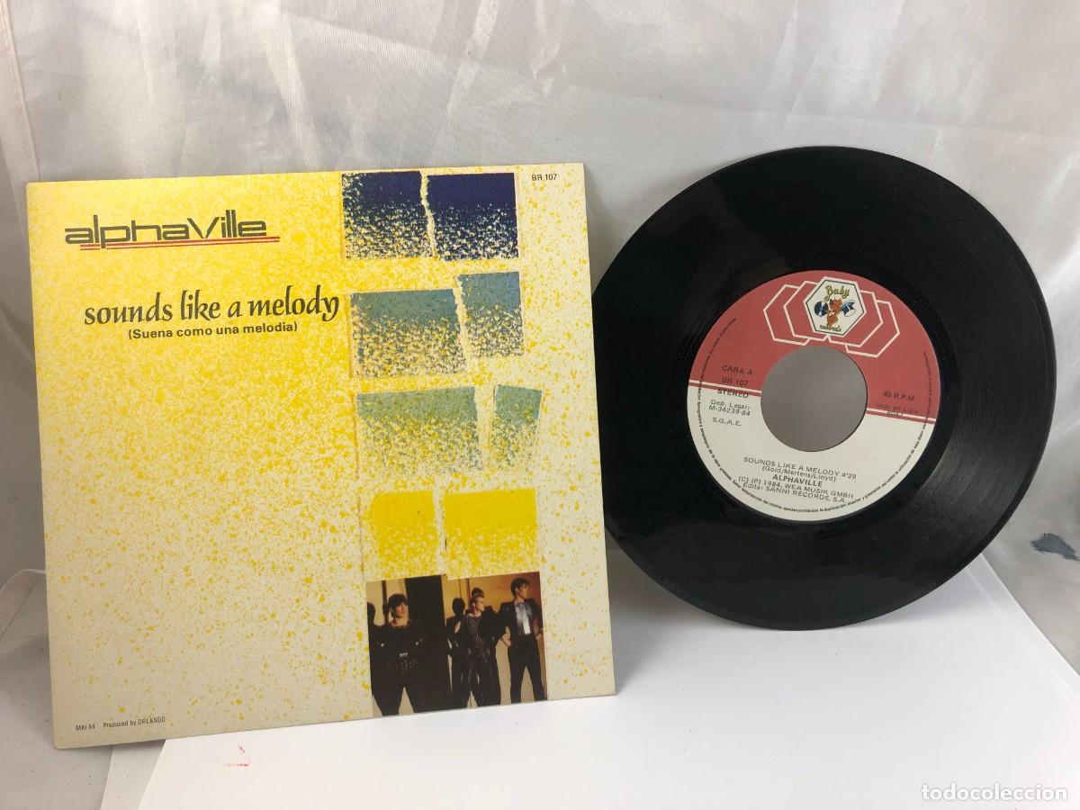Discos de vinilo: ALPHAVILLE - SOUNDS LIKE A MELODY - SINGLE - 1984 - Foto 1