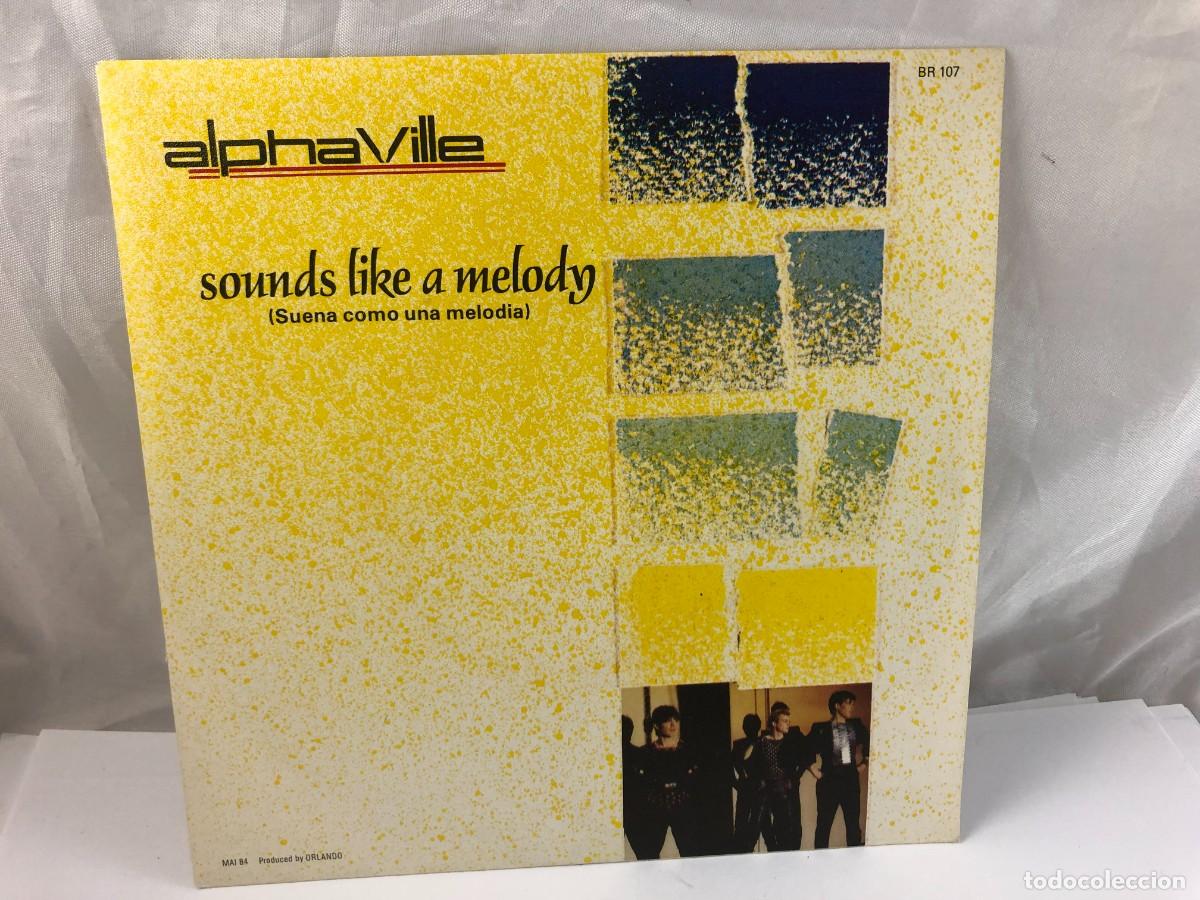 Discos de vinilo: ALPHAVILLE - SOUNDS LIKE A MELODY - SINGLE - 1984 - Foto 2