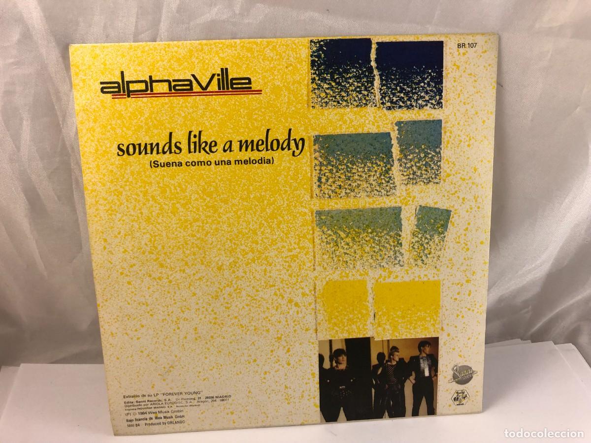Discos de vinilo: ALPHAVILLE - SOUNDS LIKE A MELODY - SINGLE - 1984 - Foto 3
