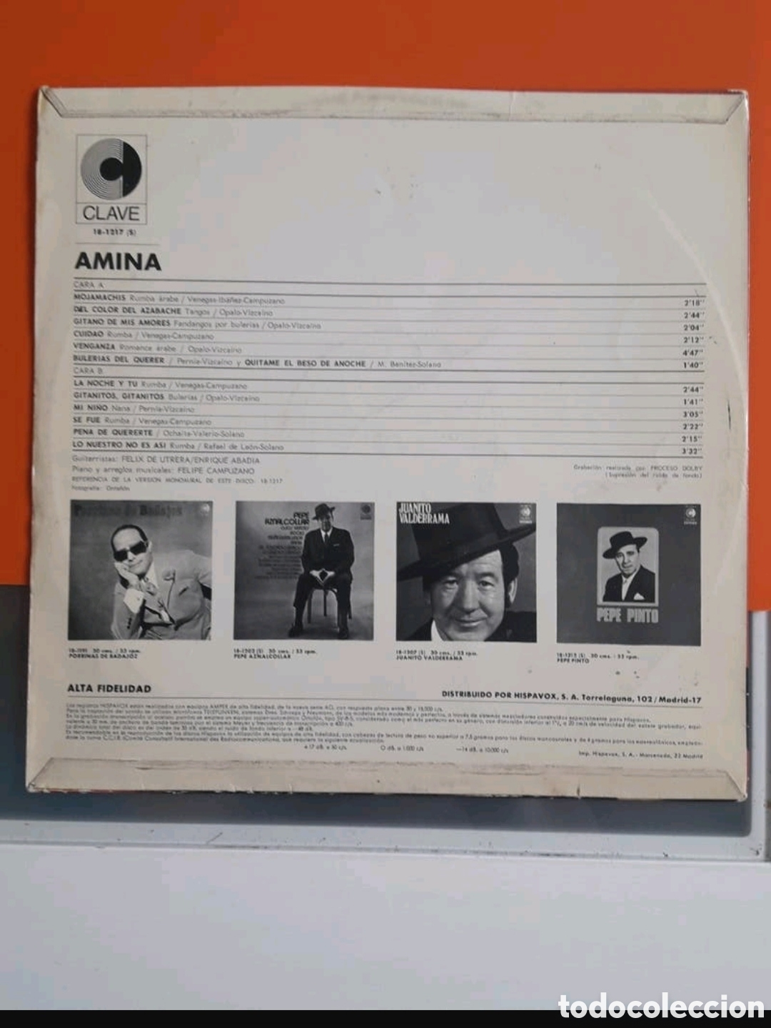 Discos de vinilo: Lp Amina. Mojamachis - Foto 2