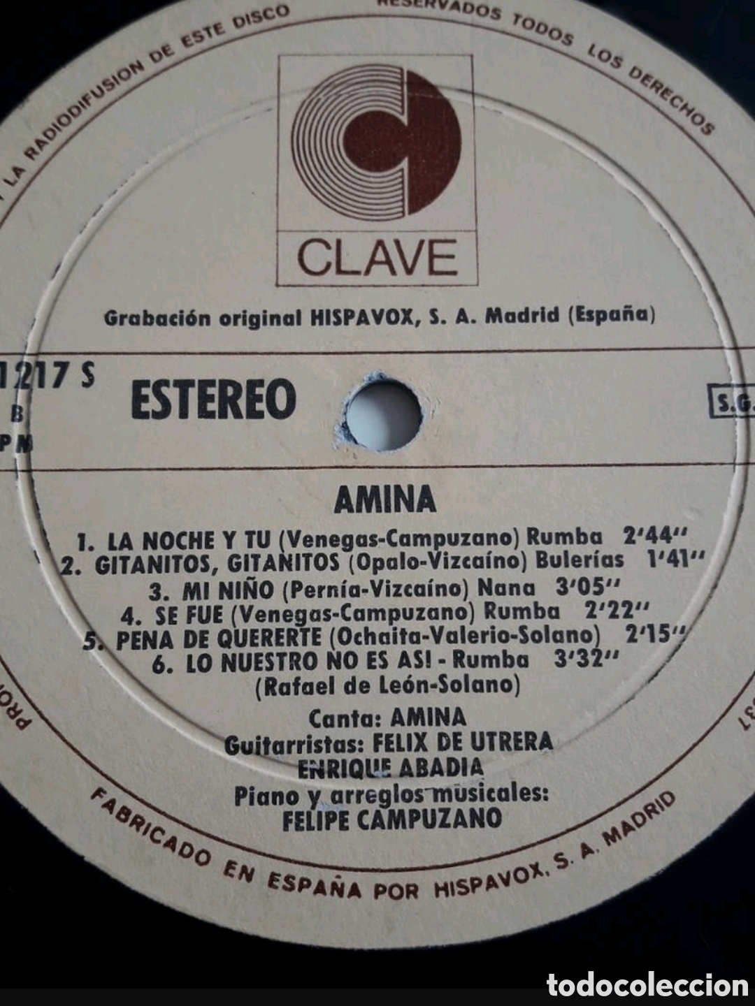 Discos de vinilo: Lp Amina. Mojamachis - Foto 4