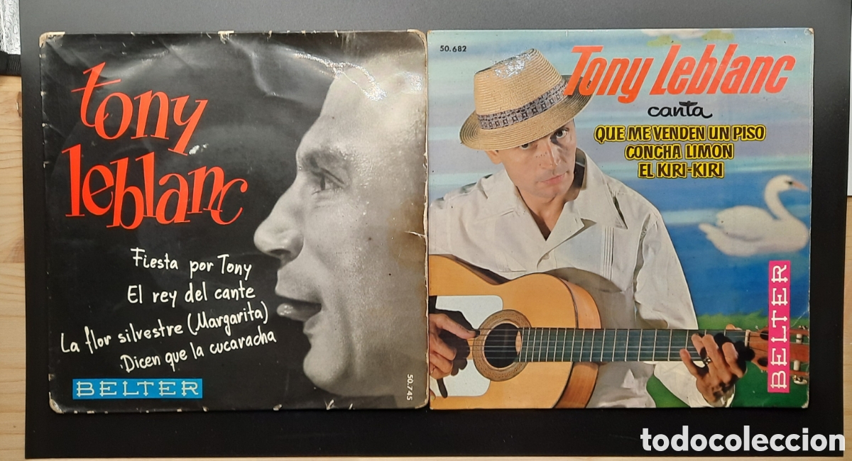 Discos de vinilo: 2 SINGLES EPs / TONY LEBLANC - Foto 1