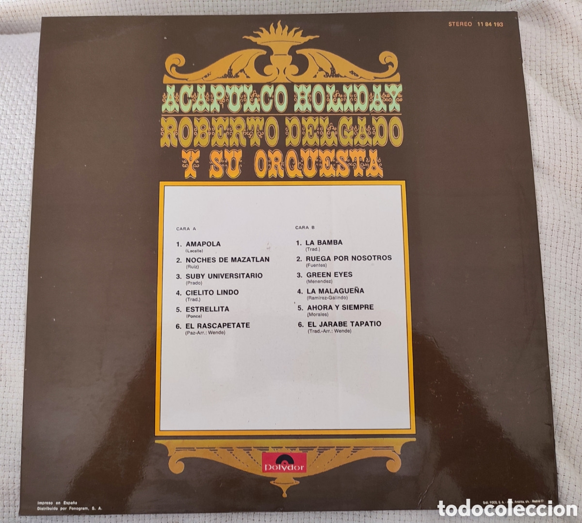Discos de vinilo: Roberto Delgado Acapulco Holiday - Foto 2