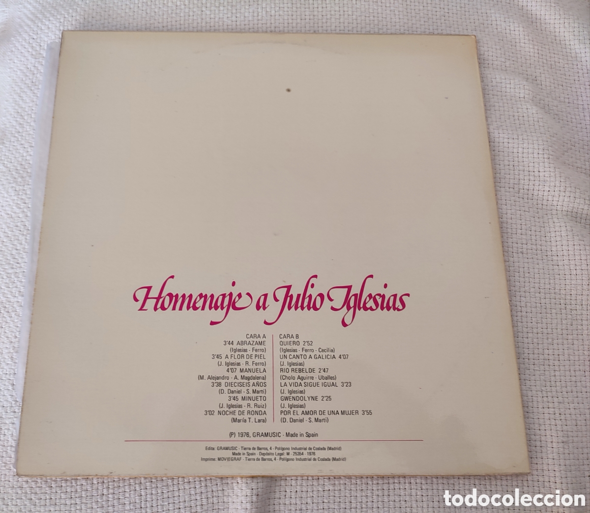 Discos de vinilo: Homenaje a Julio Iglesias - Foto 2