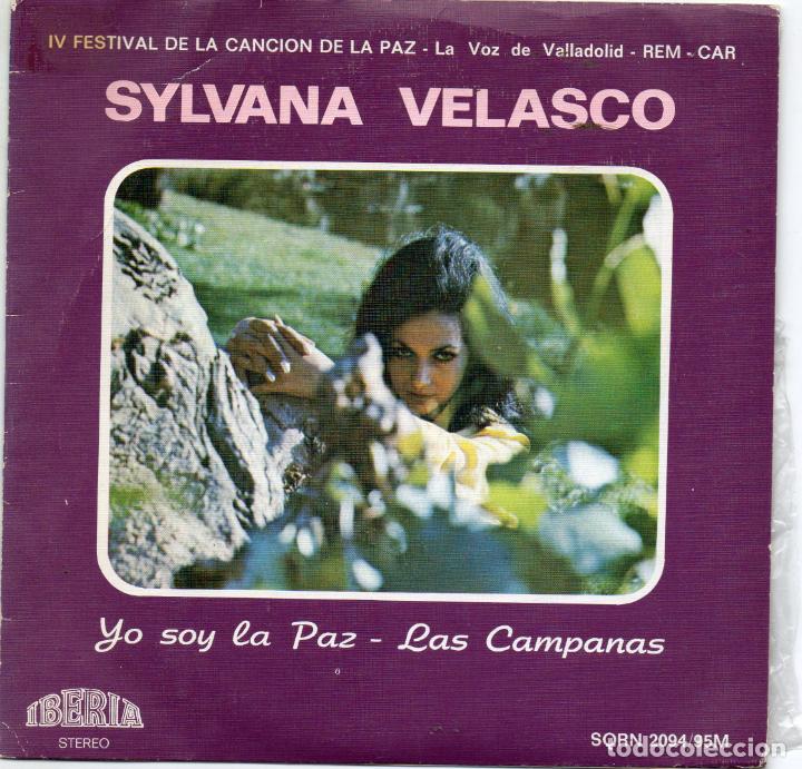 Discos de vinilo: SYLVANA VELASCO - YO SOY LA PAZ - SINGLE - Foto 1