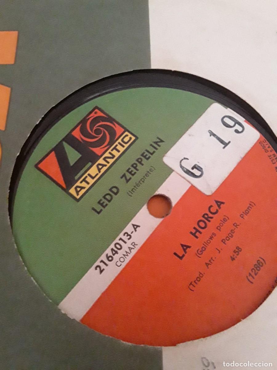Discos de vinilo: Led Zeppelin &lrm;&ndash; La Horca / Cancion Del Inmigrante - SIMPLE ED. ARG - Foto 1
