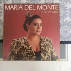 Discos de vinilo: LP MARÍA DEL MONTE. CON EL ALMA