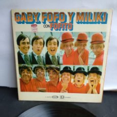 Discos de vinilo: GABY, FOFO Y MILIKI CON FOFITO, SPAIN, MOVIEPLAY, 1974