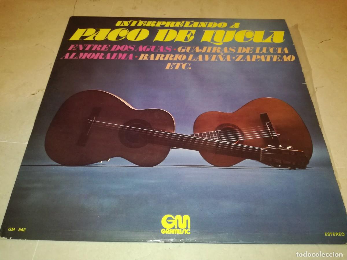 Discos de vinilo: INTERPRETANDO A PACO DE LUCIA-ORIGINAL A&Ntilde;O 1976
