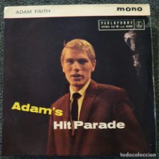 Discos de vinilo: ADAM FAITH - EP UK 1960 - TRICENTRE - ADAM'S HIT PARADE - ROCK AND ROLL TEEN IDOL