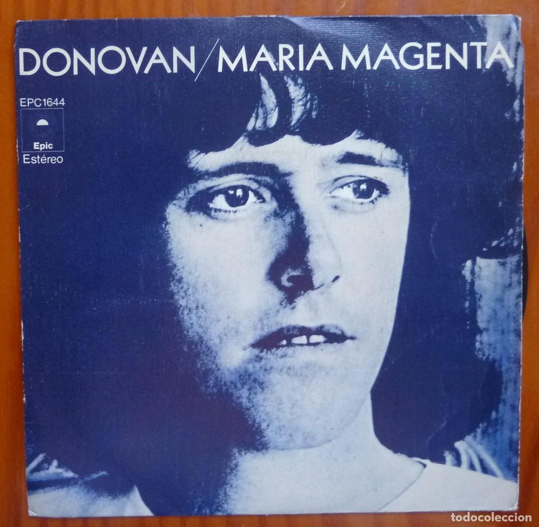 Discos de vinilo: DONOVAN / MARIA MAGENTA/ 1973 / SINGLE - Foto 1