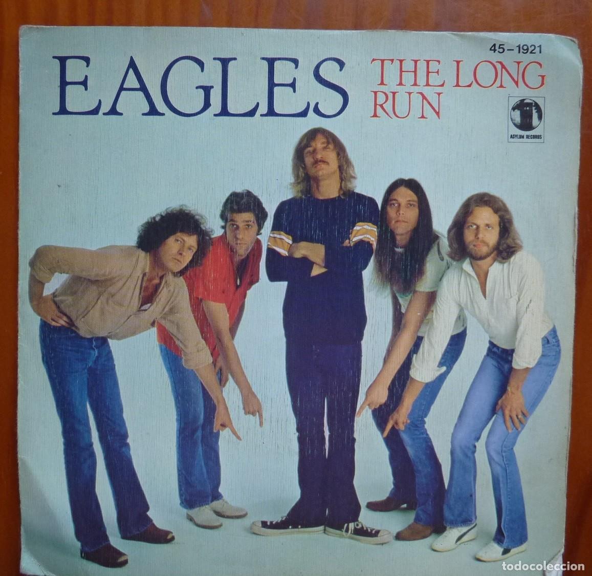 Discos de vinilo: EAGLES / THE LONG RUN / 1980 / SINGLE - Foto 1