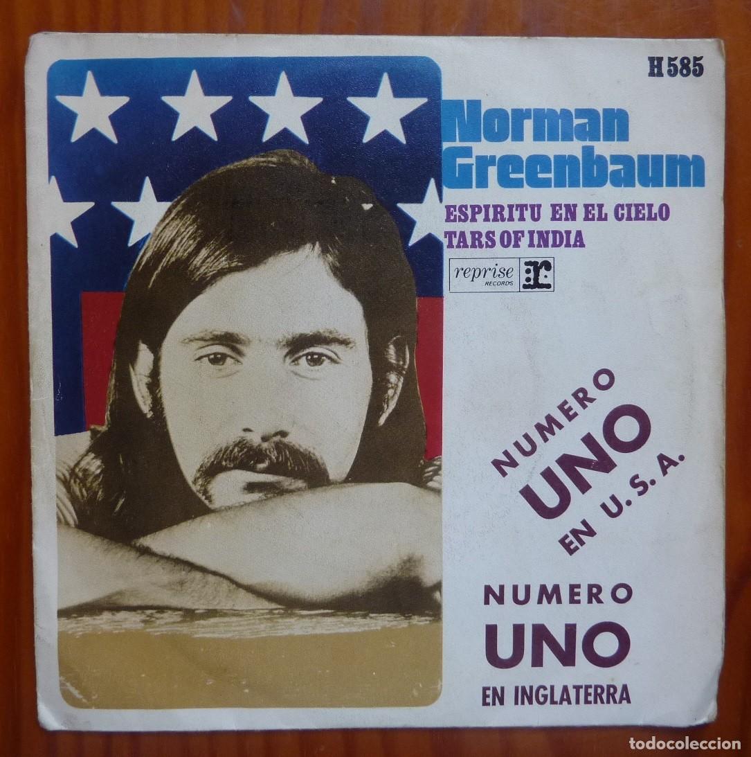 Discos de vinilo: NORMAN GREENBAUM / ESPIRITU EN EL CIELO / 1970 // SINGLE - Foto 1