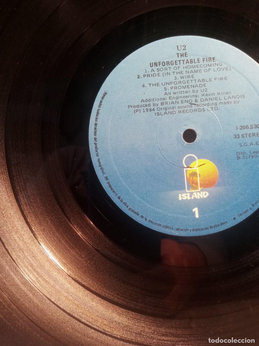 Discos de vinilo: U2 - THE UNDERFORGETTABLE FIRE. - Foto 3