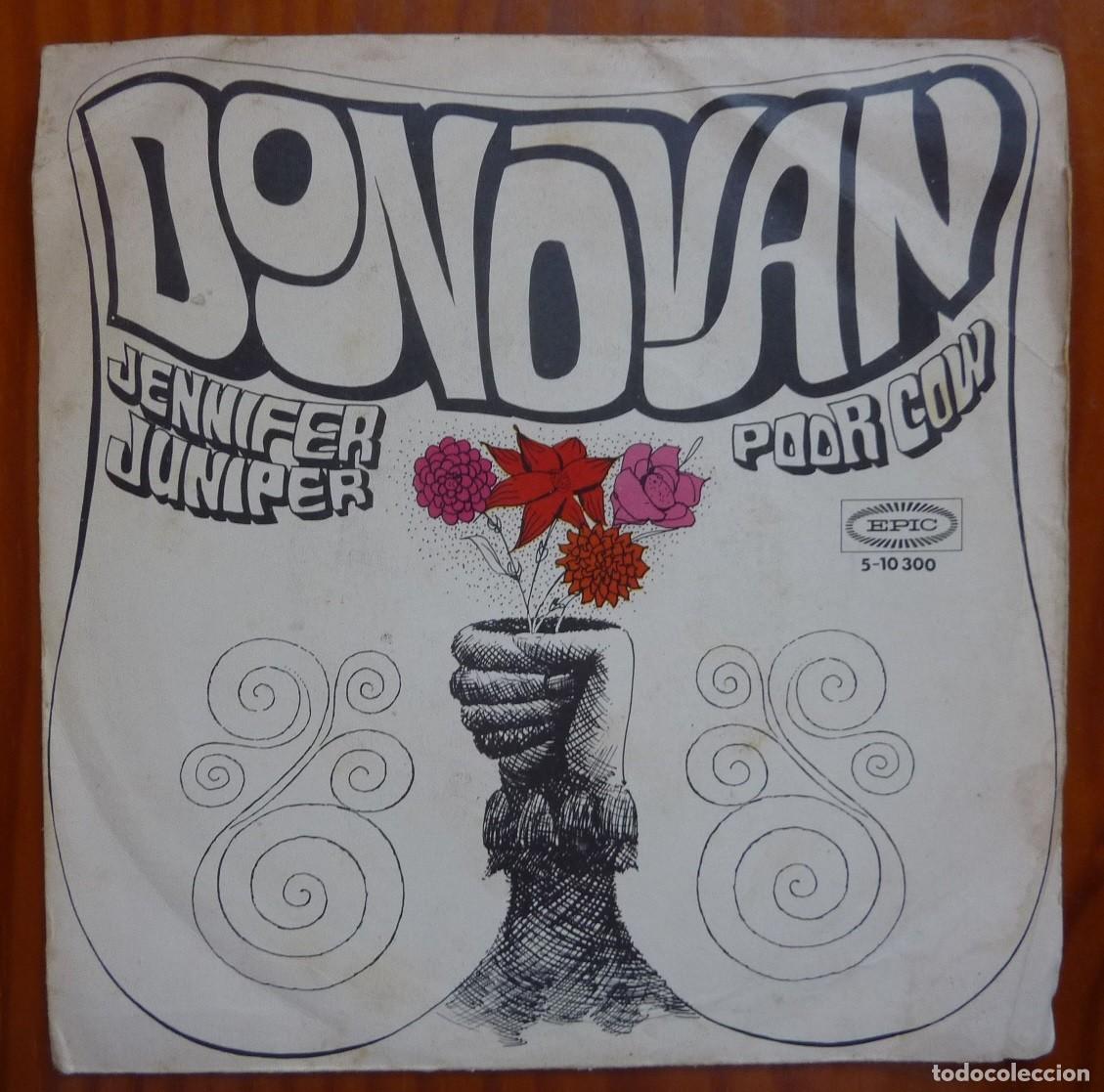 Discos de vinilo: DONOVAN / JENNIFER JUNIPER / 1968 / SINGLE - Foto 1